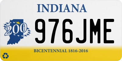 IN license plate 976JME