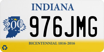 IN license plate 976JMG