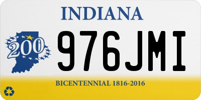 IN license plate 976JMI