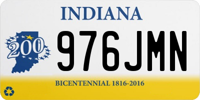 IN license plate 976JMN