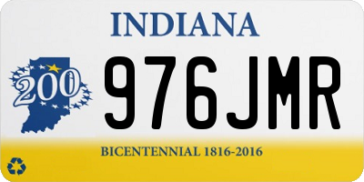 IN license plate 976JMR