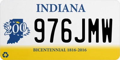 IN license plate 976JMW