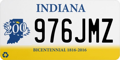 IN license plate 976JMZ