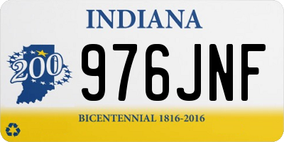 IN license plate 976JNF