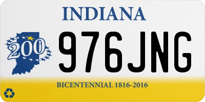 IN license plate 976JNG