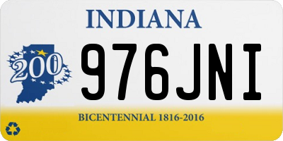 IN license plate 976JNI