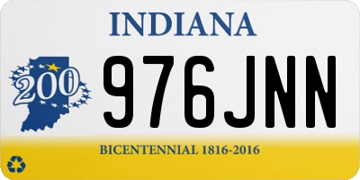 IN license plate 976JNN