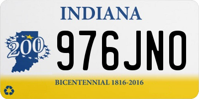 IN license plate 976JNO