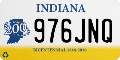 IN license plate 976JNQ
