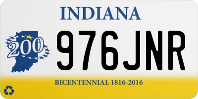IN license plate 976JNR