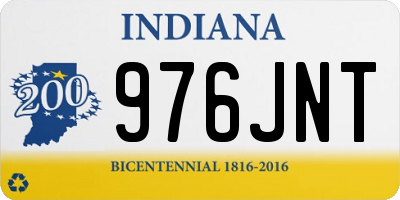 IN license plate 976JNT