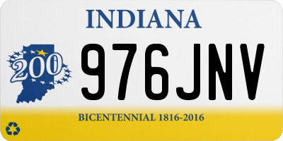 IN license plate 976JNV