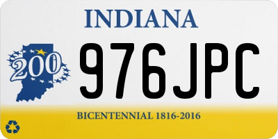 IN license plate 976JPC