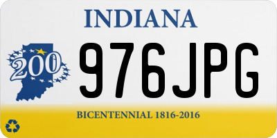 IN license plate 976JPG