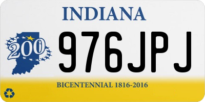 IN license plate 976JPJ
