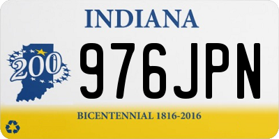 IN license plate 976JPN