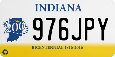 IN license plate 976JPY