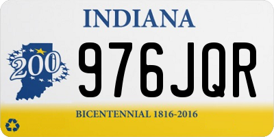 IN license plate 976JQR