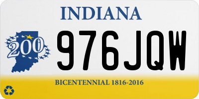 IN license plate 976JQW