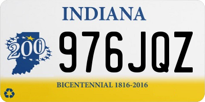IN license plate 976JQZ