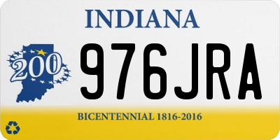 IN license plate 976JRA