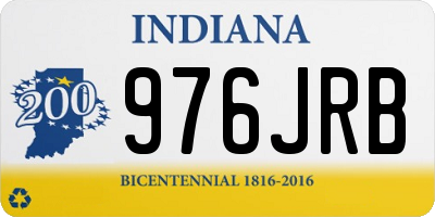 IN license plate 976JRB