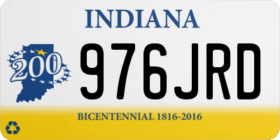 IN license plate 976JRD