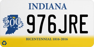 IN license plate 976JRE