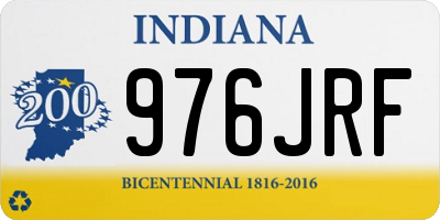 IN license plate 976JRF