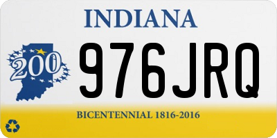 IN license plate 976JRQ