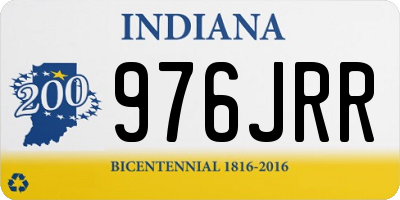 IN license plate 976JRR
