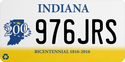 IN license plate 976JRS