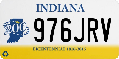 IN license plate 976JRV