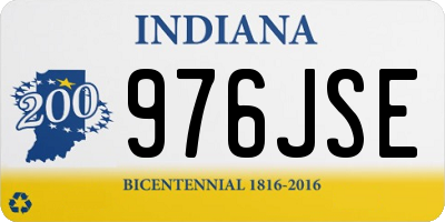 IN license plate 976JSE