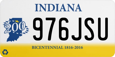 IN license plate 976JSU