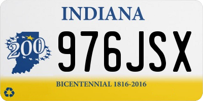 IN license plate 976JSX