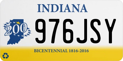 IN license plate 976JSY