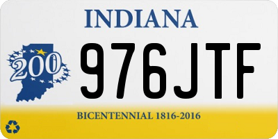 IN license plate 976JTF