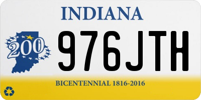 IN license plate 976JTH