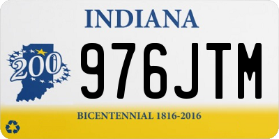 IN license plate 976JTM