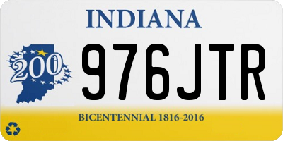 IN license plate 976JTR