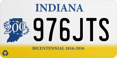 IN license plate 976JTS