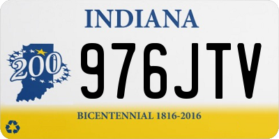IN license plate 976JTV