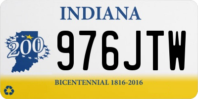 IN license plate 976JTW