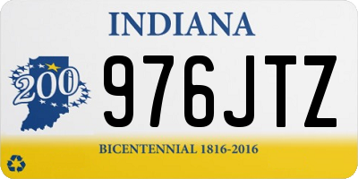 IN license plate 976JTZ