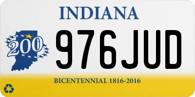 IN license plate 976JUD