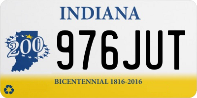 IN license plate 976JUT