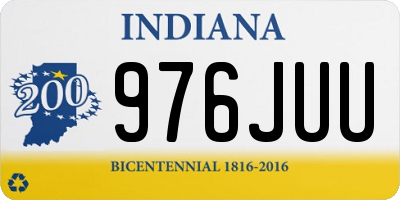 IN license plate 976JUU