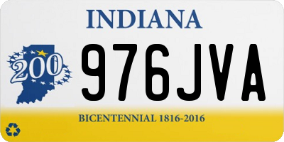 IN license plate 976JVA