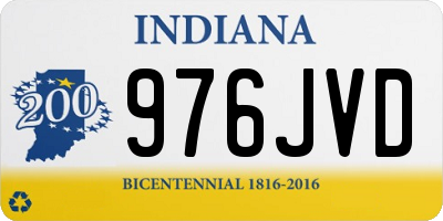 IN license plate 976JVD